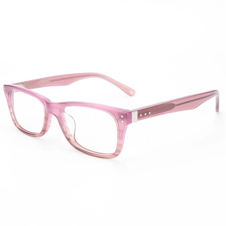 Pink Clear Anti Glare Frames For Women Glasses