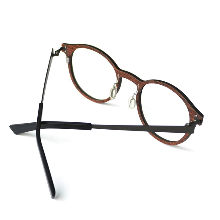 OEM eyewear supplier folded wood carbon fiber optical frame show